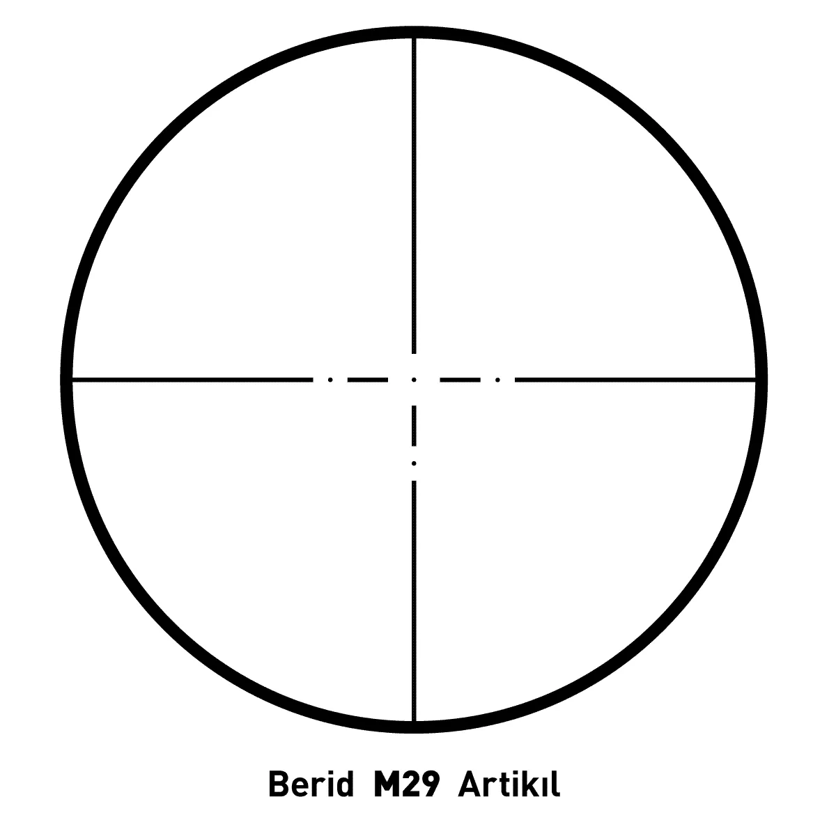 Berid 1-8x24 Geniş Açı Işıklı Artikıl Kapaklı Kule Tüfek Dürbünü