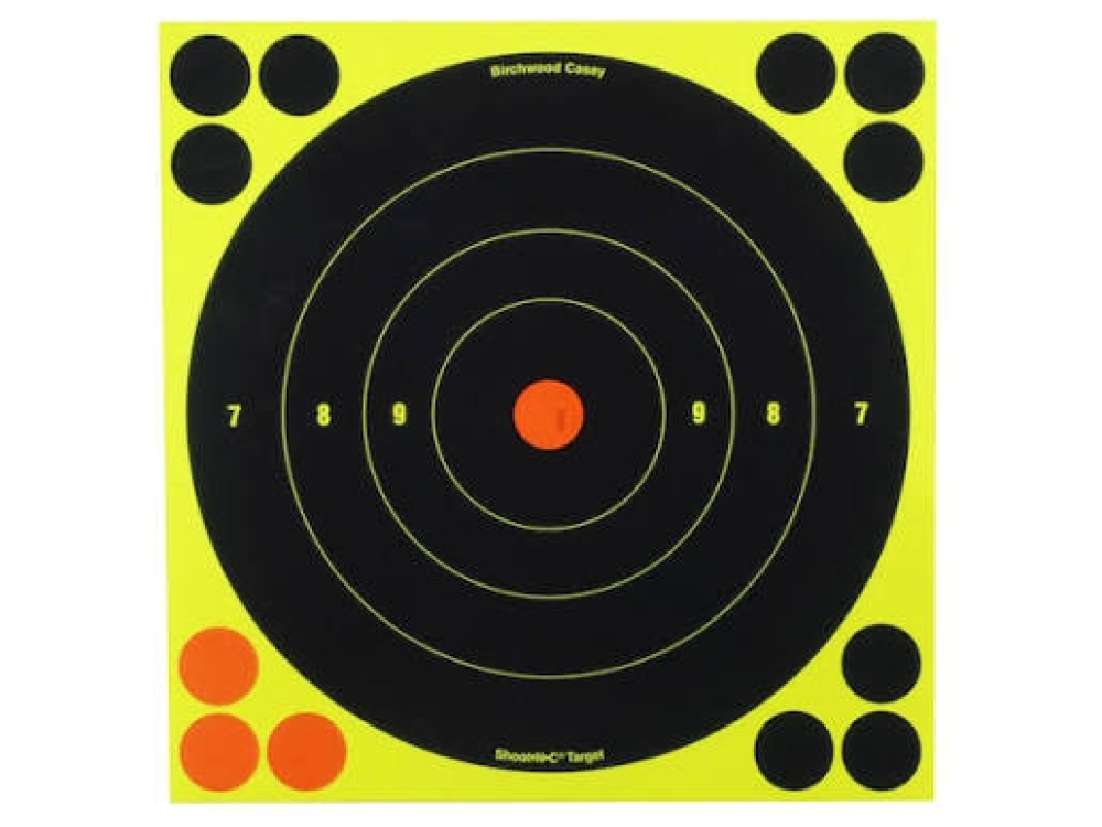 Birchwood Casey Shoot-N-C (SNC) 17.25" (~44 cm) Round Target ürünü için hazırlanan e-ticaret ve SEO uyumlu detaylı ürün içeriği:  1. Ürün Başlığı (Product Title) Birchwood Casey Shoot-N-C (SNC) 44 cm (17.25") Kendinden Yapışkanlı Yuvarlak Fosforlu Atış Hed