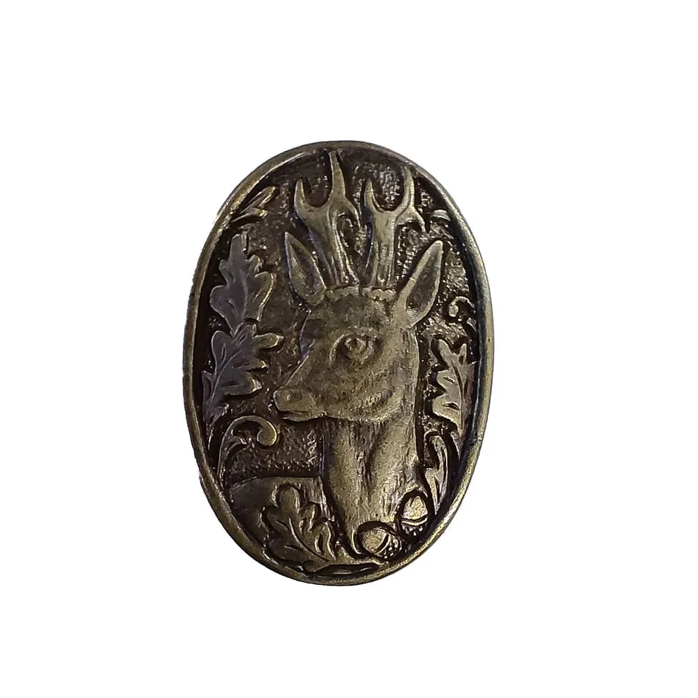 El Yapımı Bronz Dipçik Kabza Rozeti 02