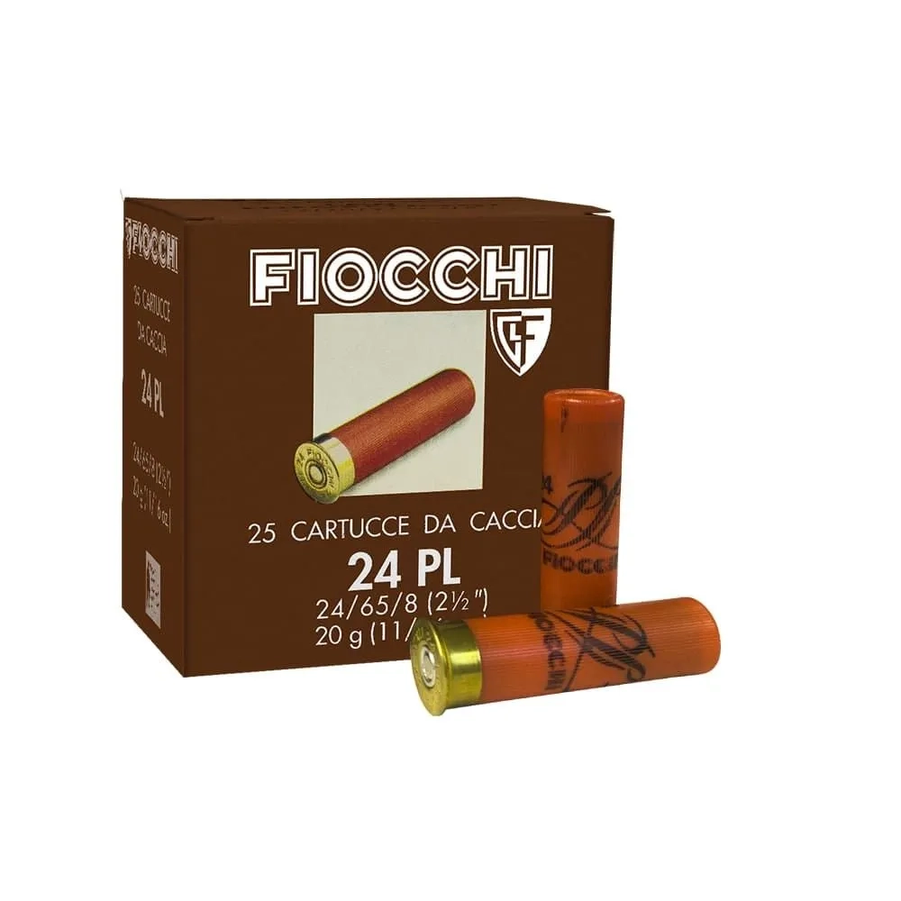 FIOCCHI 24PL GFL 24 Kalibre 20 Gr. No: 8 Av Fişeği