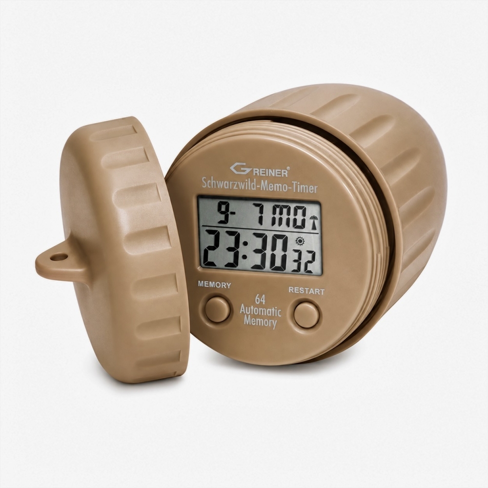 Greiner Wilduhr Schwarzwild Memo Timer Dijital Av ve Yaban Hayatı Zamanlayıcısı (64 Hafızalı)