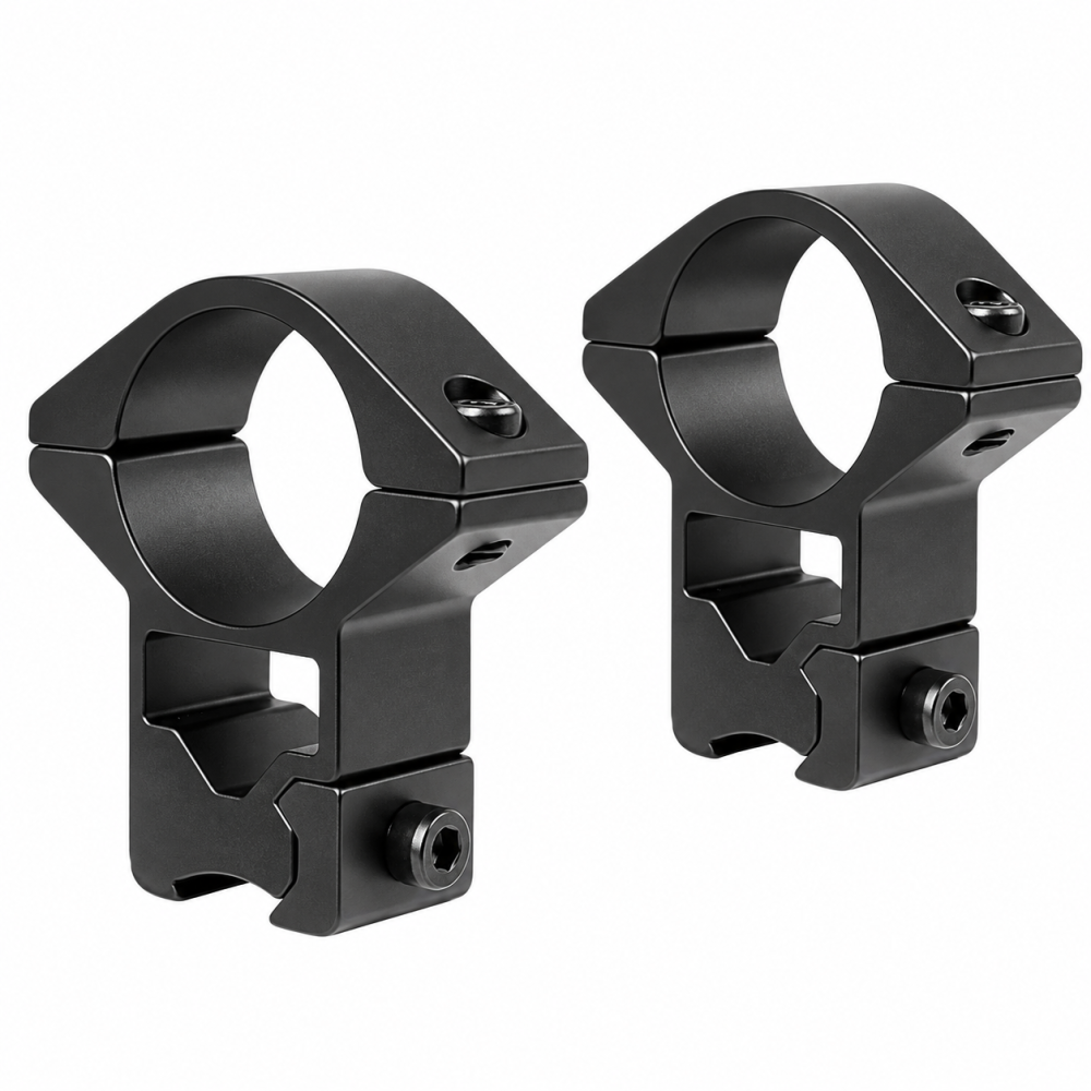 Hawke Sport Mounts HM5205 1" Siyah 9-11 mm Dovetail High 2 Parça Ring Montaj Ayağı