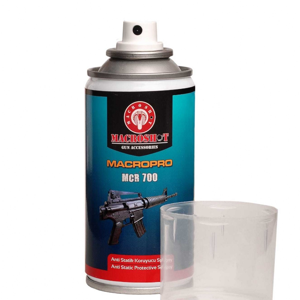 Macroshot MCR 700 Anti-Statik Koruyucu Sprey - Silah & Polimer Koruma Spreyi