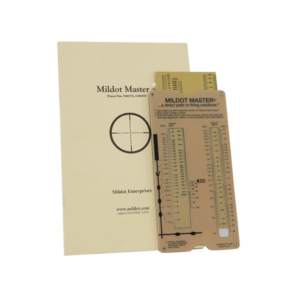 Mildot Master Analog Balistik Hesaplama Cetveli