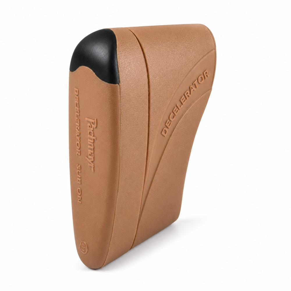Pachmayr Small Brown Decelerator Speed-Mount Slip-On Geçme Dipçik Pedi (Kahverengi)