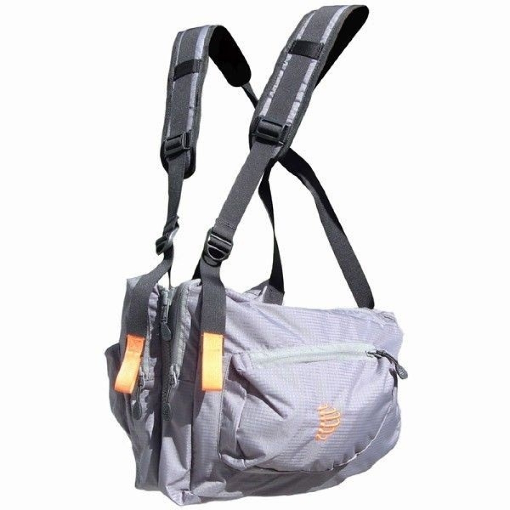 RIBZ GRN-U-1115 Granite Gray M Ön Taşıma Çantası | 8 Litre Kapasiteli Taktik Göğüs Çantası