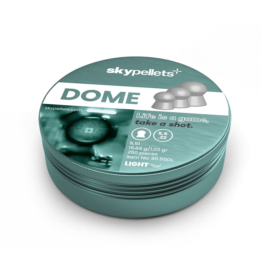 SKYPELLETS DOME LIGHT 5.5mm 15.89gr. 250 Adet Havalı Saçma
