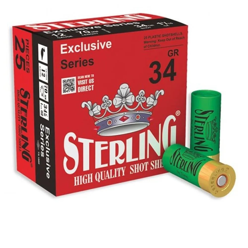 STERLING EXCLUSIVE SERIES 12 Kalibre 34 Gr. No: 1 Av Fişeği