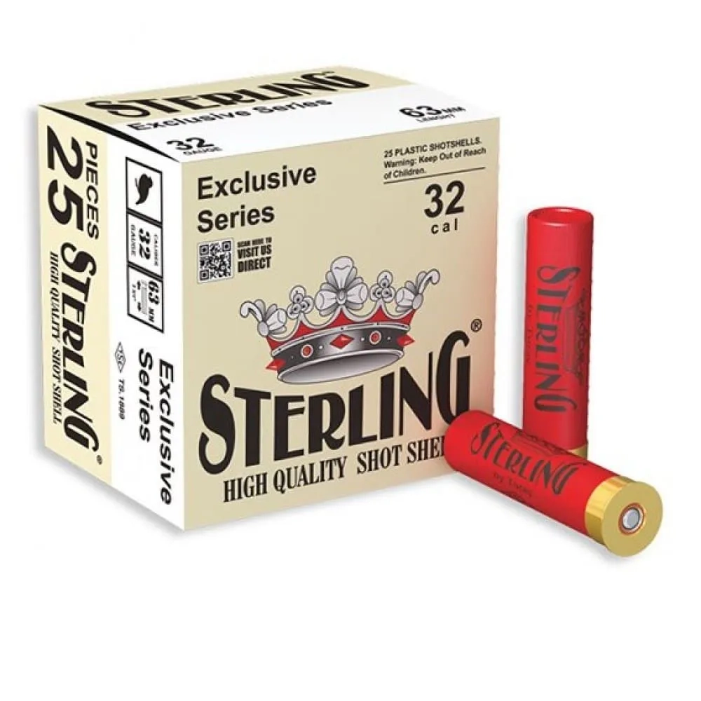 STERLING EXCLUSIVE SERIES 32 Kalibre 14 Gr. No: 5 Av Fişeği