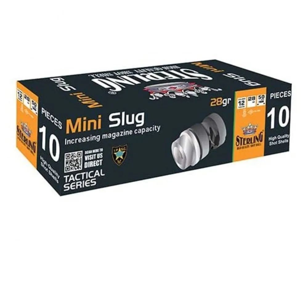 STERLING TACTICAL SERIES 12 Kalibre 28 Gr. Mini Slug Tek Kurşun Av Fişeği