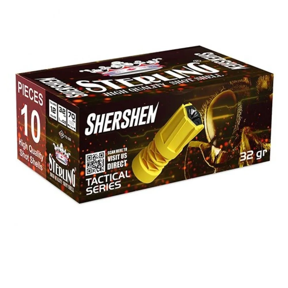 STERLING TACTICAL SERIES SHERSHEN 12 Kalibre 32 Gr. Slug Taktikal Av Fişeği