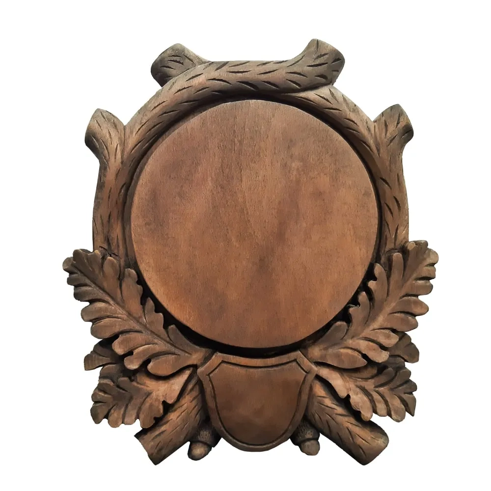 Uçar Av No:16 El Yapımı Özel Tasarım Çok Amaçlı Domuz Dişi 26.5cm x 30cm Trofe Tahtası