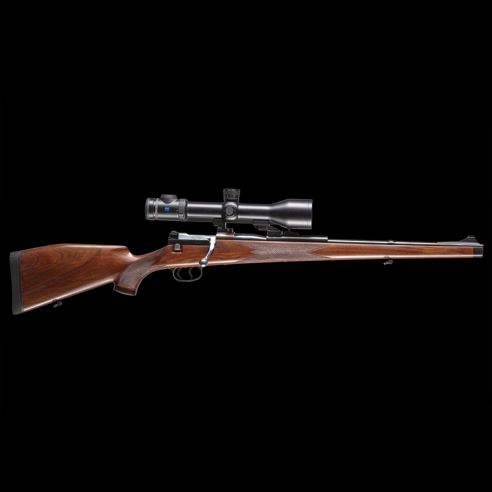 Mauser 66S Full Stock 30.06 Kalibre 51cm Zeiss Dürbün ve EAW Ayak Dahil Namlu Yivli Av Tüfeği